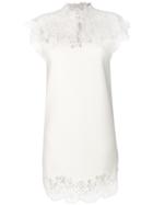 Ermanno Scervino Lace Overlay Dress - White