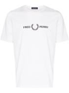 Fred Perry Fre Per Logo Graph Ss Tee Wht - White