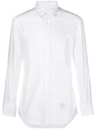 Thom Browne Grosgrain Sleeve Placket Classic Oxford Shirt - White