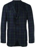 Gabriele Pasini Checked Blazer, Men's, Size: 50, Blue, Wool/viscose