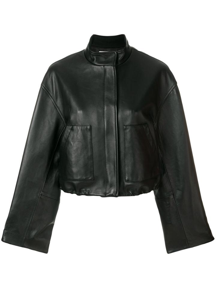 3.1 Phillip Lim Zipped Biker Jacket - Black