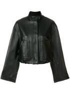 3.1 Phillip Lim Zipped Biker Jacket - Black