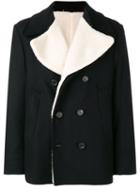 Golden Goose Double-breasted Fitted Coat - Black