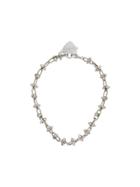 Palm Angels Studded Necklace - Silver
