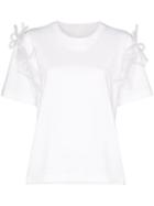 Shushu/tong Bow Detail T-shirt - White