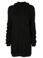 Unravel Project Hoodie Dress - Black