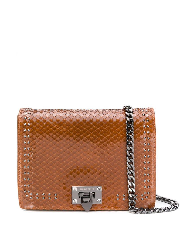 Marc Ellis Scale Crossbody Bag - Brown