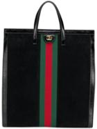Gucci Web Logo Tote Bag - Black