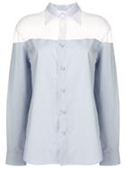 Maison Margiela Long Sleeved Shirt - Blue
