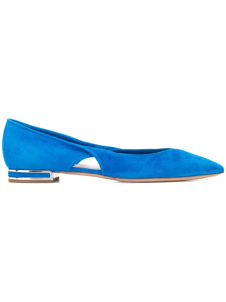 Casadei Twisted Ballerinas - Blue