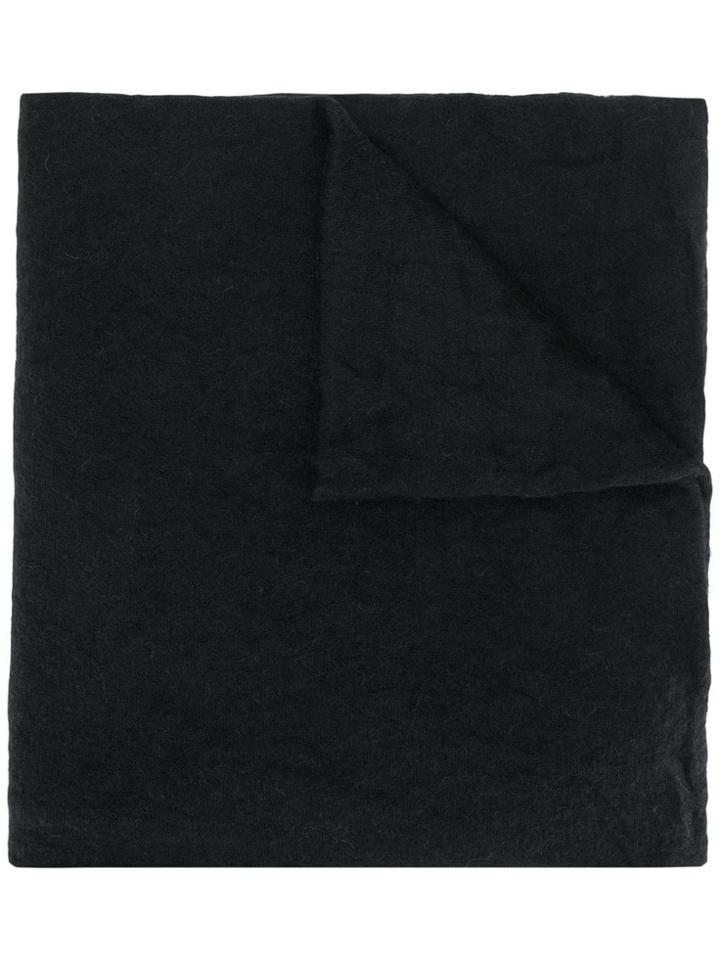 Transit Fine Knit Scarf - Black