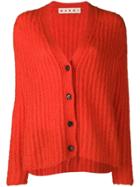 Marni Knitted Cardigan - Red