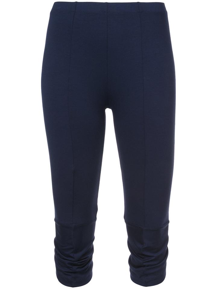 Zero + Maria Cornejo Cropped Leggings - Blue
