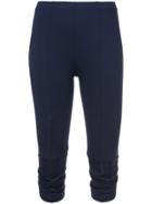 Zero + Maria Cornejo Cropped Leggings - Blue