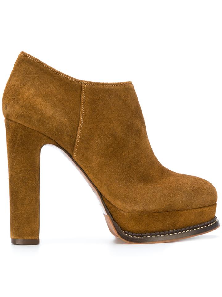 L'autre Chose Platform Low-top Boots - Brown