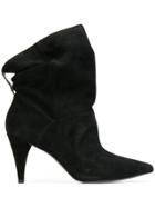 Michael Kors Pointed-toe Ankle Boots - Black