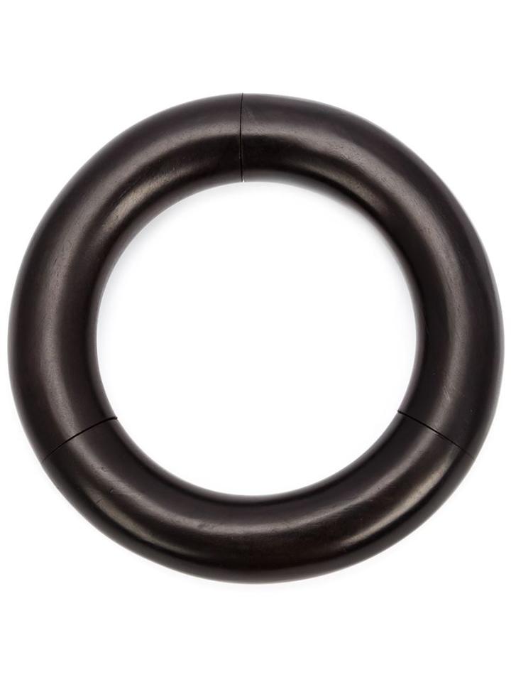 Monies Medium Tri Sectional Bracelet, Women's, Black