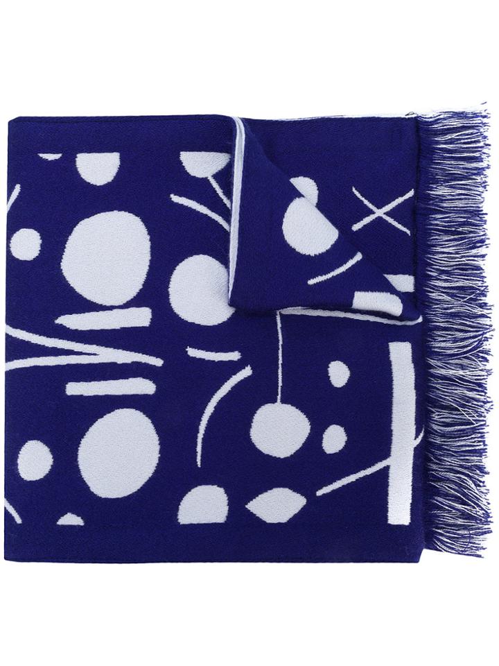 Jijibaba Printed Scarf - Blue