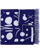 Jijibaba Printed Scarf - Blue