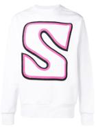 Sss World Corp Logo Print Sweatshirt - White