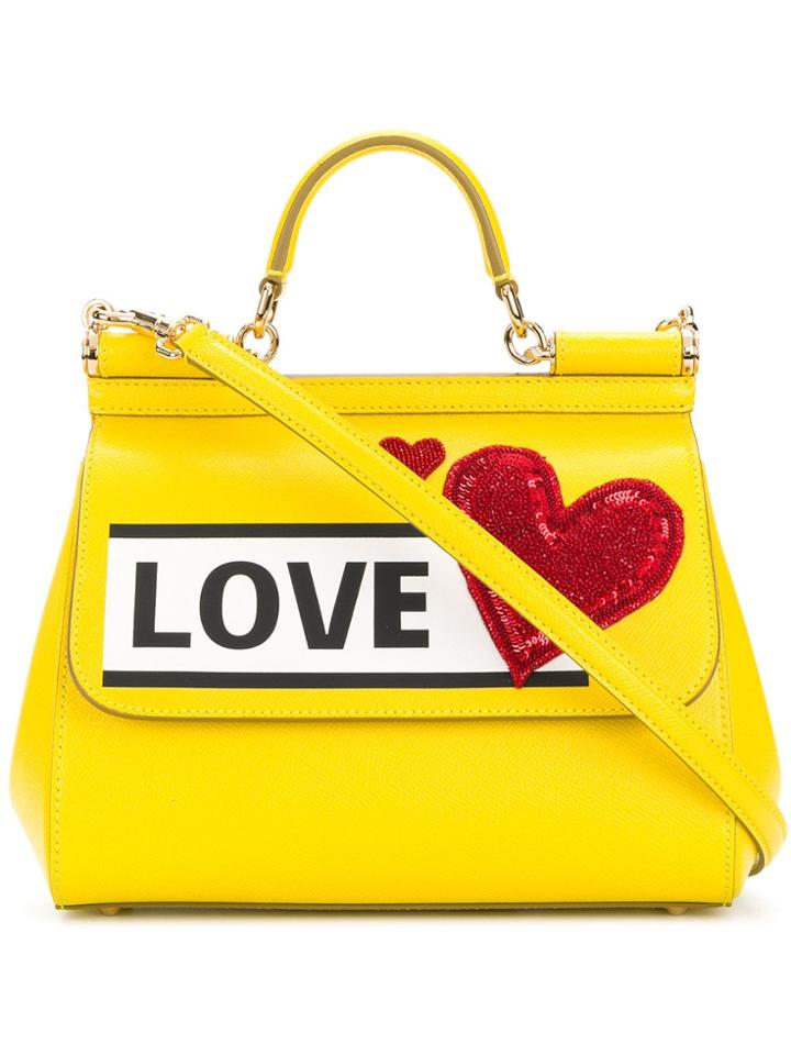Dolce & Gabbana Sicily Tote Bag - Yellow