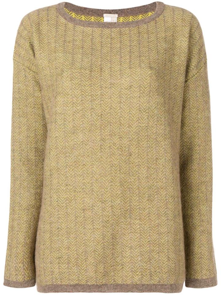 Massimo Alba Striped Sweater - Neutrals
