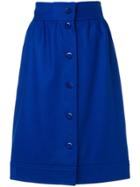 Yves Saint Laurent Vintage Ysl Skirt - Blue
