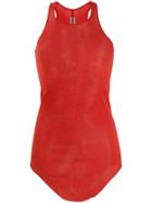 Rick Owens Jersey Tank Top - Red