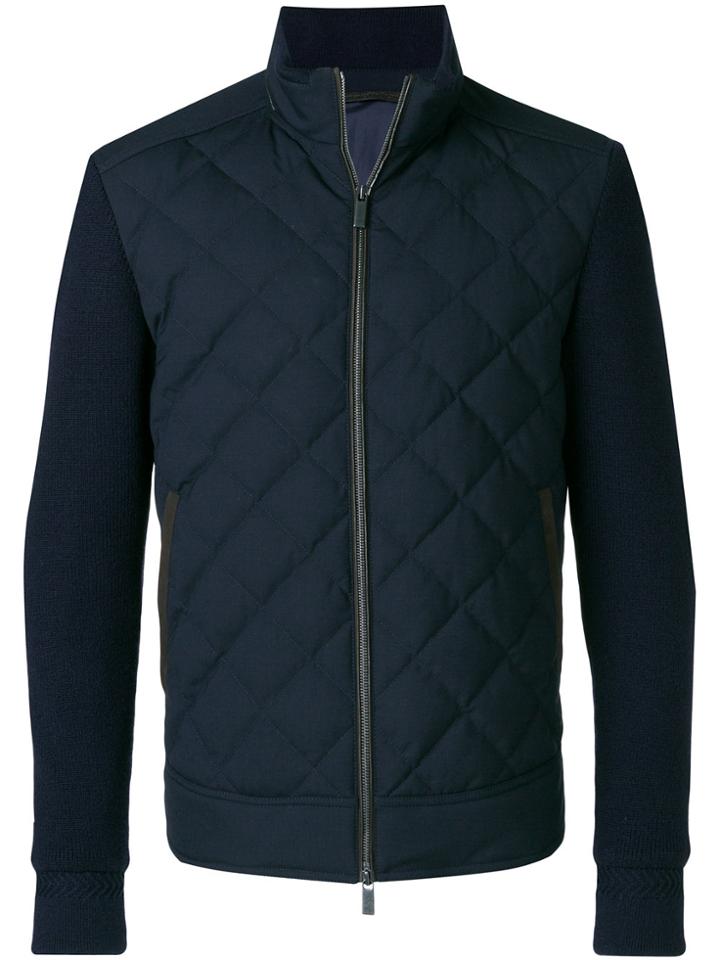 Ermenegildo Zegna Quilted Body Jacket - Blue