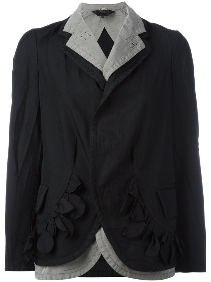 Comme Des Garçons Comme Des Garçons Double Jacket - Black