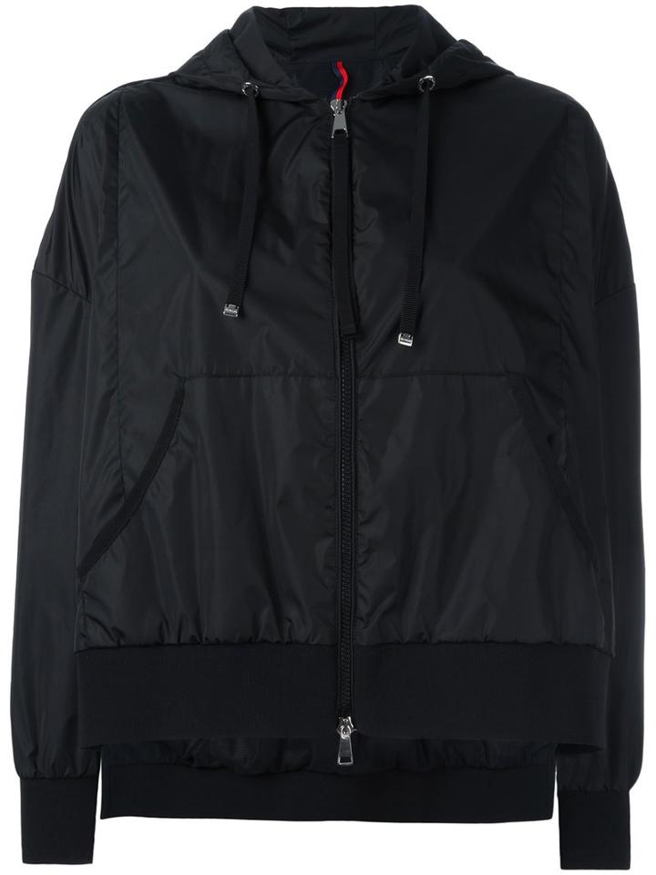 Moncler Comte Cropped Jacket, Women's, Size: 2, Black, Polyamide/nylon