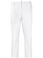 Dsquared2 Cropped Slim-fit Trousers - White
