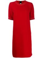 Marni Side Popper Dress - Red