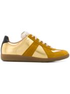 Maison Margiela Suede Trim Sneakers - Yellow & Orange