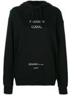 Ih Nom Uh Nit Fashion Gang Print Hoodie - Black