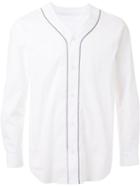 Cityshop Baseball Shirt, Men's, Size: S, White, Cotton/nylon