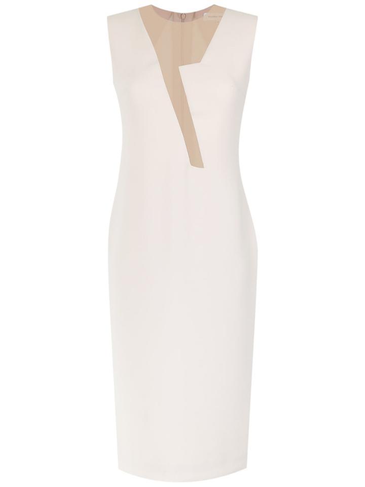 Gloria Coelho Sheer Panels Shift Dress - Pink & Purple