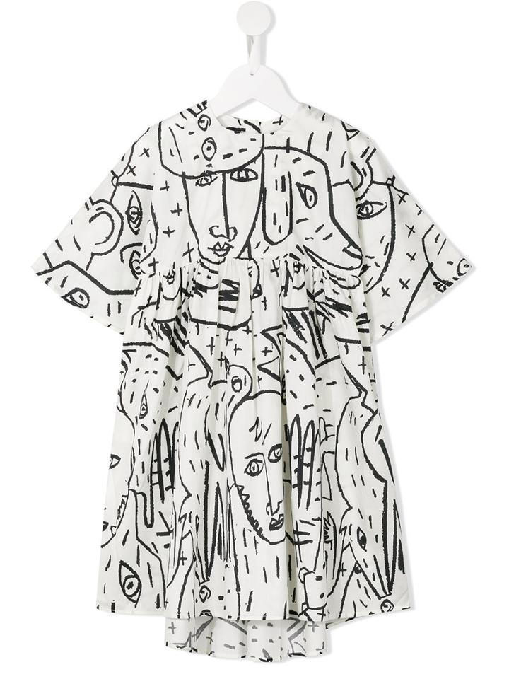 Wolf & Rita Silvia Dress, Girl's, Size: 6 Yrs, White