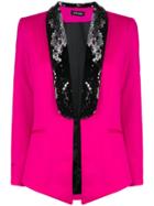 Styland Sequin Detail Blazer - Pink & Purple