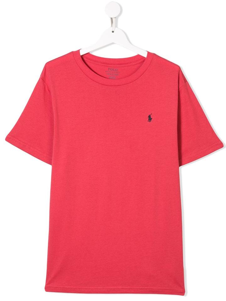 Ralph Lauren Kids Teen Round Neck T-shirt - Red