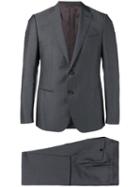 Caruso Formal Suit, Men's, Size: 48, Grey, Silk/mohair/wool/cupro