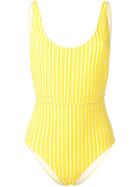 Roseanna Striped Swimsuit - Yellow