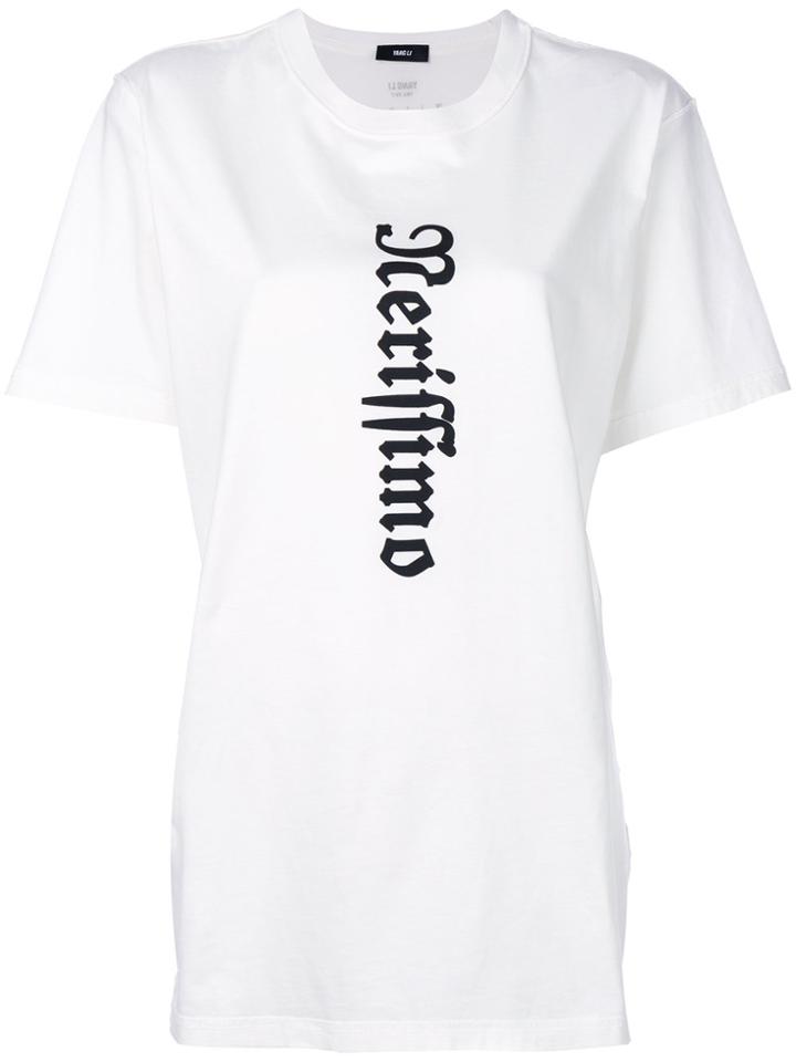 Yang Li Printed Boyfriend T-shirt - White