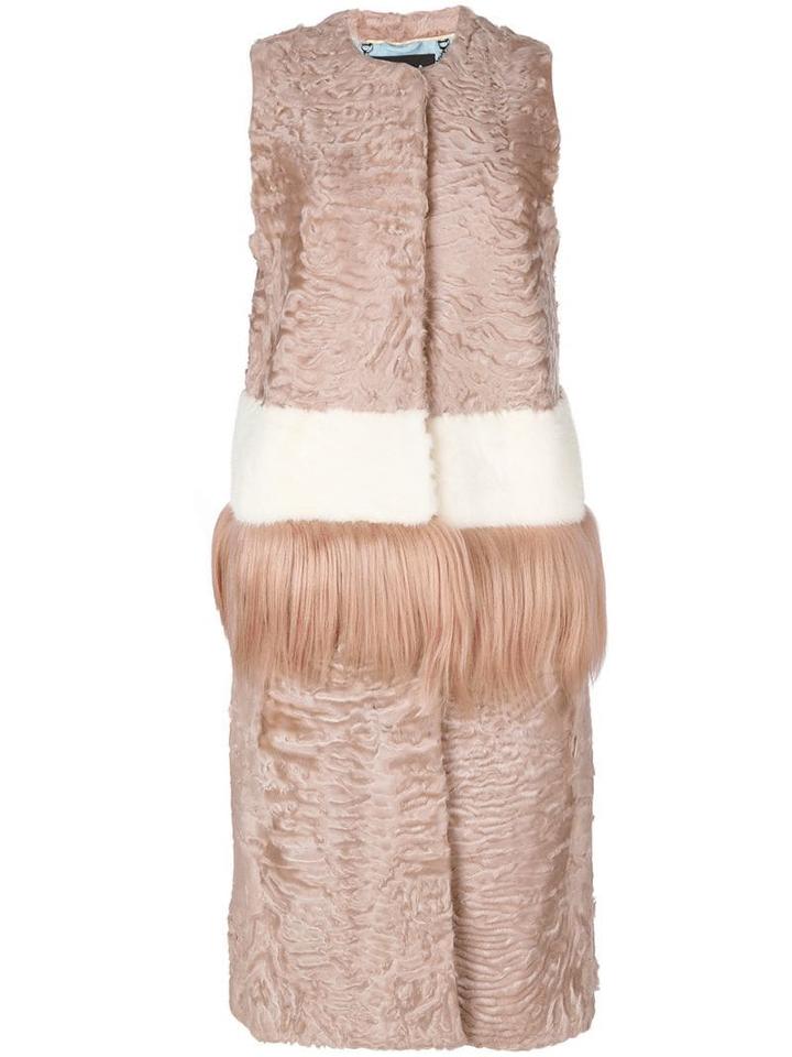 Cara Mila Dixie Mixed Fur Gilet - Pink