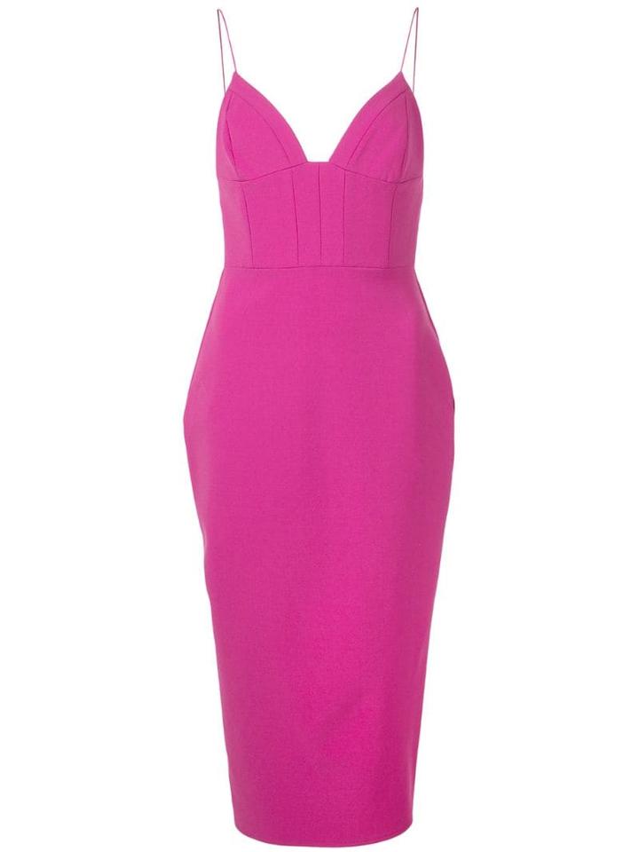 Alex Perry Mercer Midi Dress - Purple