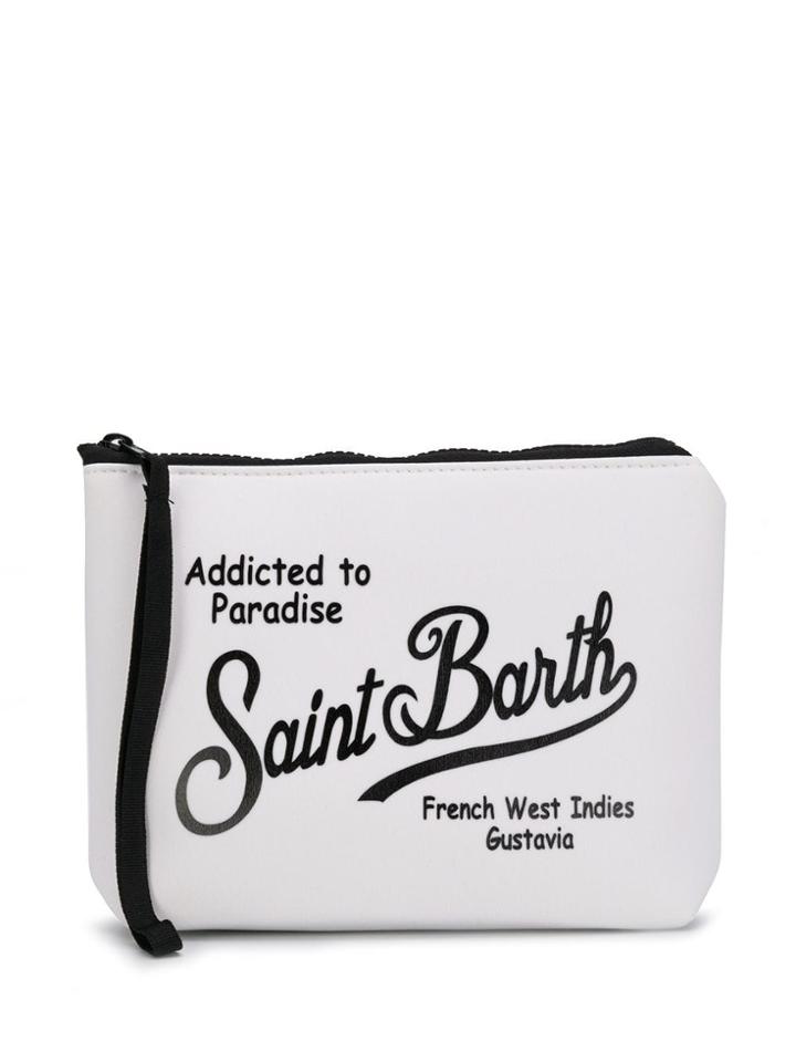 Mc2 Saint Barth Logo Pouch - White