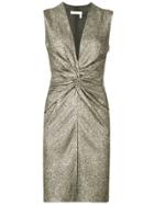 Lanvin Ruched Mini Dress - Metallic