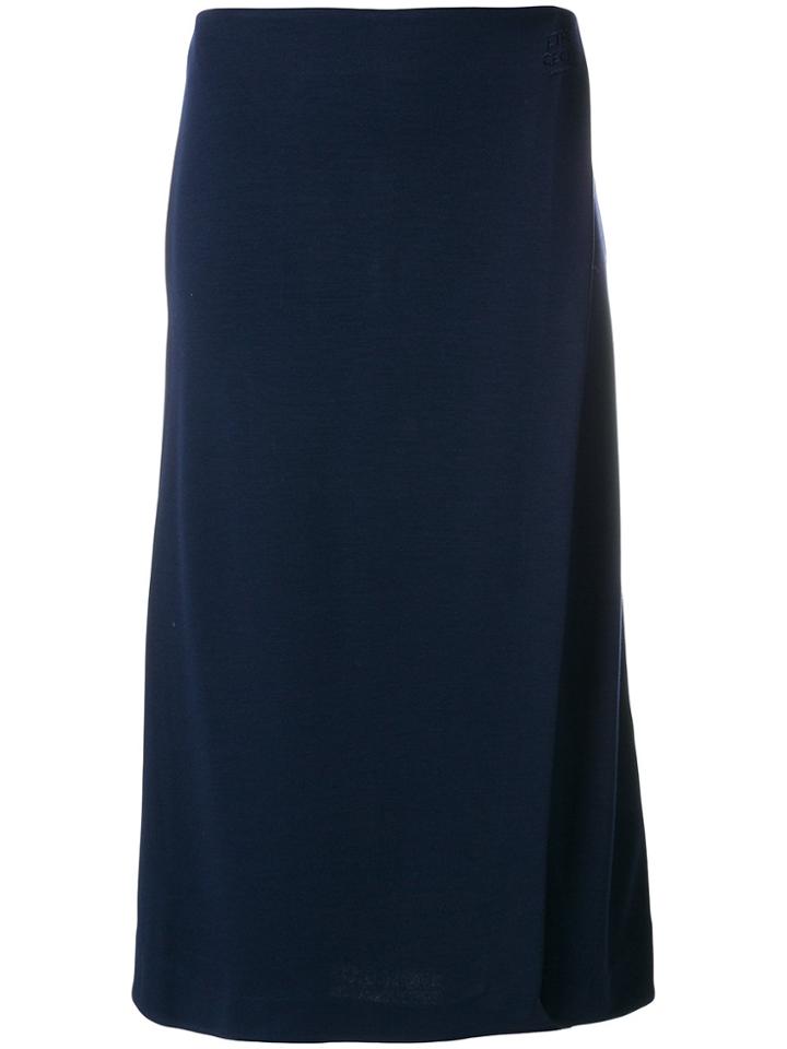 Être Cécile Wrap Midi Skirt - Blue