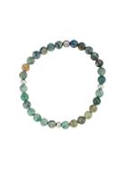 Nialaya Jewelry Round Beaded Bracelet - Green