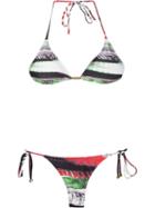 Lygia & Nanny Printed Triangle Top Bikini Set, Women's, Size: 38, Polyamide/spandex/elastane
